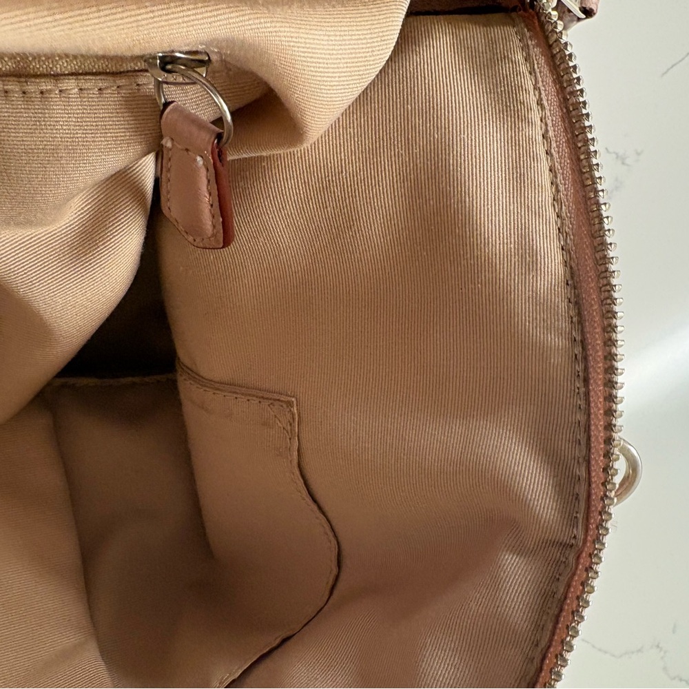 Coach Pink Tote Bag with Metallic Hardware - Picture 16 of 17
